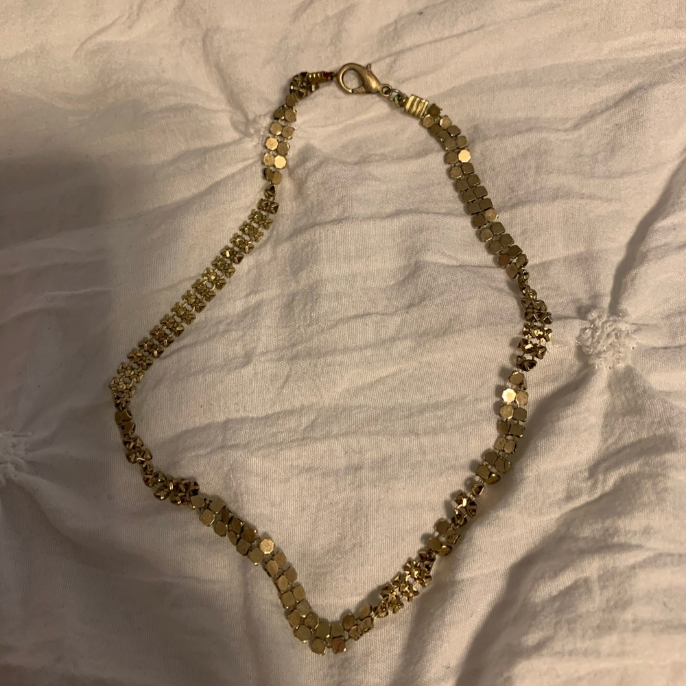 Gold chain necklace